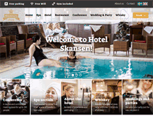 Tablet Screenshot of hotelskansen.com